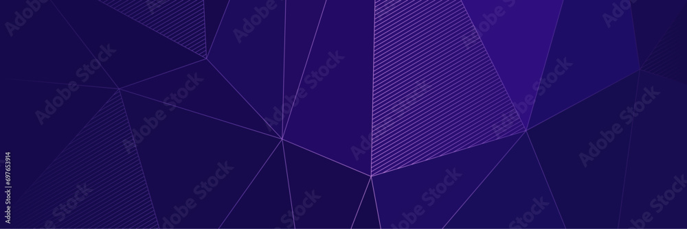 Wall mural abstract purple geometric elegant background with triangles lines