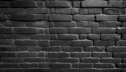 dark brick wall texture background pattern wall brick surface texture brickwork painted of black...