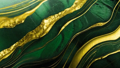 abstract green gold luxury marble texture premium background