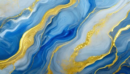 abstract marble marbled ink painted painting texture luxury background banner blue waves swirls...