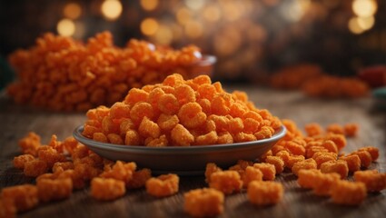close up of Cheetos