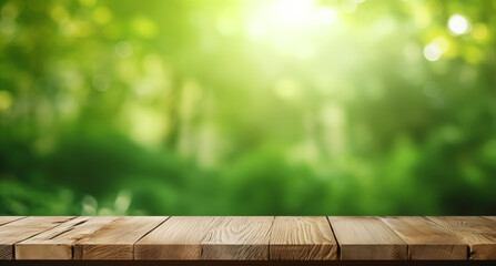 Emmpty wooden table background