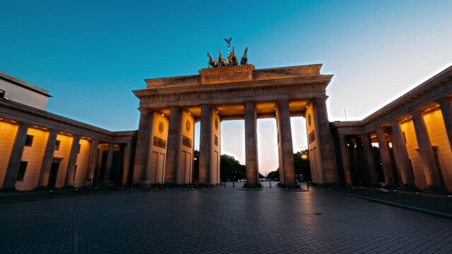 Hyperlapse of Brandenburg Gate in Berlin