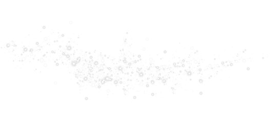 Christmas background. Powder dust light PNG. Magic shining white dust. Fine, shiny dust bokeh particles fall off lightly. Fantastic shimmer effect. PNG.
