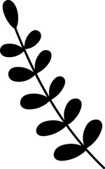 Leaf silhouette