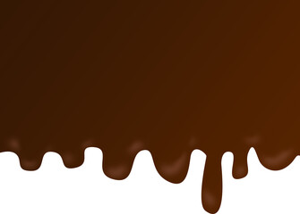녹아서 흐르는 초콜렛_melted and flowing chocolate
