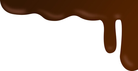 녹아서 흐르는 초콜렛_melted and flowing chocolate