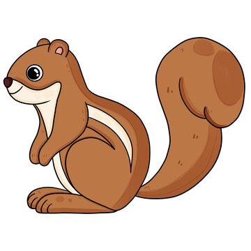 illustration of a cartoon Xerus
