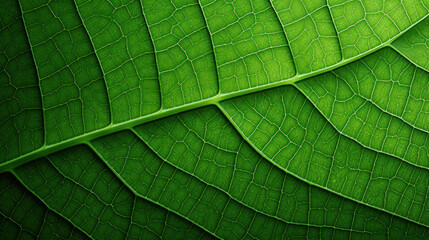 Detailed Vibrant Leaf Texture - Ideal for Green Energy Concepts