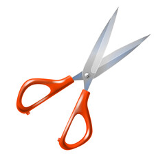 scissors isolated on white background