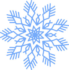 hand drawing sketch snowflake