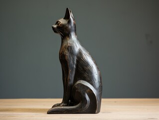cat statue - Powered by Adobe