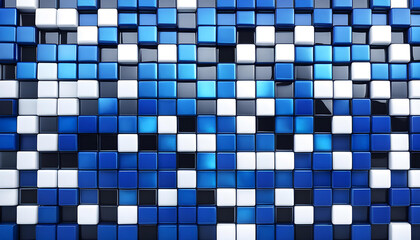 abstract geometric square wall tiles, Moroccan mosaic, background banner texture, seamless pattern,