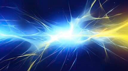 Blue and Dark Harmony Abstract Wallpaper Background with Mysterious Depth