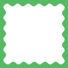 green wave frame square