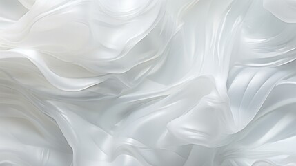 Obraz premium Layers of transparent plastic sheets forming a textured and dimensional arrangement on white,[white background different textures]