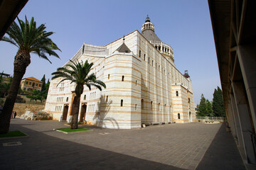 Fototapeta na wymiar Church of the Annunciation,Nazareth,Galilee ,Israel Basilica, jesus christ,christian