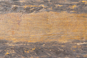 old brown wooden floor Rough and cracked surface. Wooden background. Abstract background.