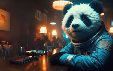 Astronauta Panda