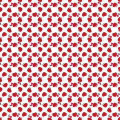 Valentines floral seamless pattern design