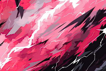 Abstract background with red and black polygons. Vector illustration for your design