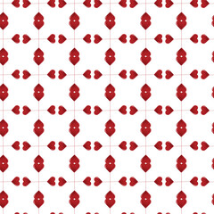 Valentine Hearts seamless pattern design