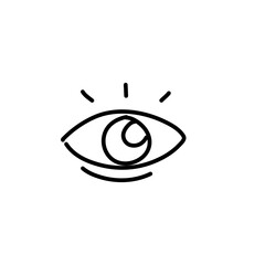 Eyes vector icon