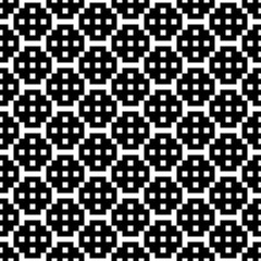 Squares, checks, figures ornament. Seamless pattern. Folk wallpaper. Geometric background. Tribal motif. Geometrical ornate. Ethnic backdrop. Textile print, abstract illustration. Ethnical vector.