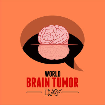 World Brain Tumor Day vector illustration.