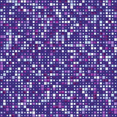 Abstract background. Gradiented squares in multiple colors. Purple, Lavender, Indigo, Violet, Background color: Deep Purple. Cute vector illustration.