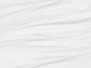 fashion textile Clean woven beautiful soft fabric abstract smooth curve shape decorative white background