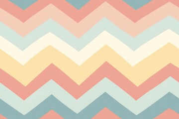 peach fuzz and pastel color Zigzag background or texture.