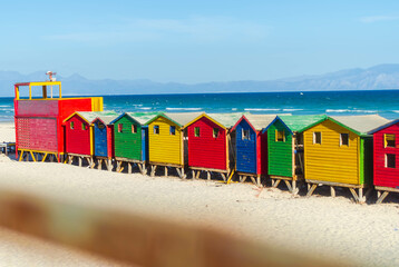 Muizenberg Huts, Cape Town, Stock Photography by Rowen Smith, Cape Town South Africa