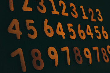 Background or texture of numbers. Finance data concept. Mathematic. Banking or currency. Business...
