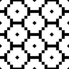 Rhombuses, diamonds, squares, checks, figures seamless pattern. Folk wallpaper. Geometric background. Tribal motif. Geometrical ornate. Ethnic ornament. Textile print, abstract vector - obrazy, fototapety, plakaty