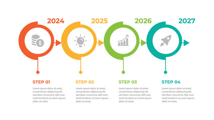 Timeline infographics design vector and marketing icons and abstract background infographic template