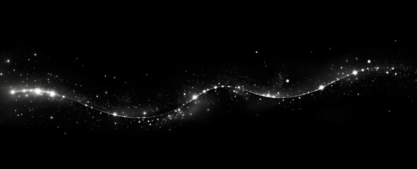 Luminous white lines of speed. Light glowing effect. Abstract motion lines. Sparkling light, sparkle dust png. Sparkling magical dust - obrazy, fototapety, plakaty