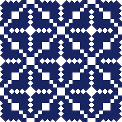 Rhombuses, diamonds, tiles, squares, checks seamless pattern. Geometric background. Tribal motif. Geometrical ornate. Ethnic ornament. Folk wallpaper. Textile print, abstract illustration. Vector - obrazy, fototapety, plakaty
