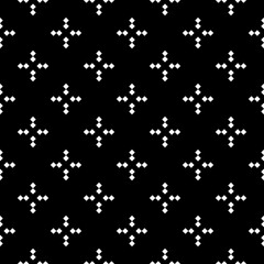 Rhombuses, diamonds, tiles, squares, checks seamless pattern. Folk wallpaper. Geometric background. Tribal motif. Ethnic ornament. Geometrical ornate. Textile print, abstract illustration. Vector.