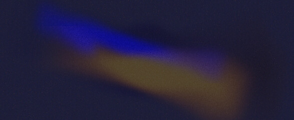 Abstract colorful  gradient background with deep and dark blue color. Grainy noise texture cover, banner, header wallpaper, design.