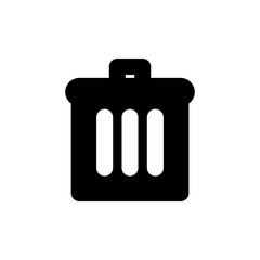 trash can icon, delete icon button on circle background