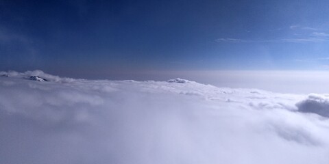 Obraz premium cloudscape from above the clouds