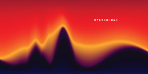 Colorful wavy gradient mesh background. Abstract fluid color gradation backdrop. Modern liquid design for poster, banner, cover, presentation, landing page, or leaflet.