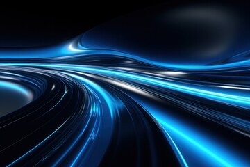 Fototapeta na wymiar wave, line, colours, design, art, motion, wallpaper, colourful, light, bright. abstract art background image with smooth lines blue color motion likes liquid and wave line light via ai generate.