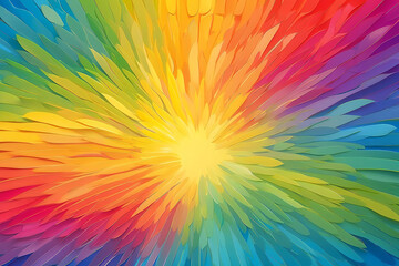 Abstract rainbow colours abstract waves splash lines banner background