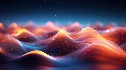 wave, line, art, curve, design, flow, motion, smooth, flowing, gradient. abstract art background...