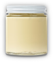 Close up view isolated mayonnaise on plain background suitable for your element project.