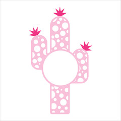 Stylish , fashionable  and awesome Cactus Love art and illustrator