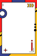 frame for any text with mark and arrow