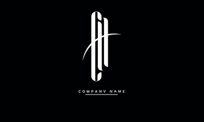 HC, CH, H, C Abstract Letters Logo Monogram